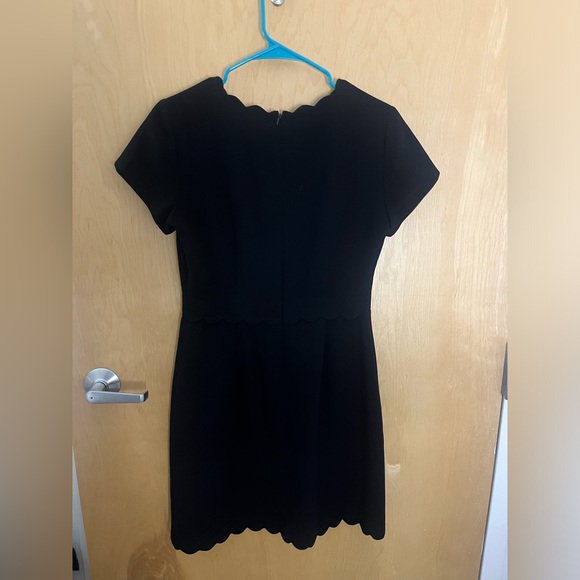 Club Monaco Black Scalloped Mini Dress - Picture 2 of 3